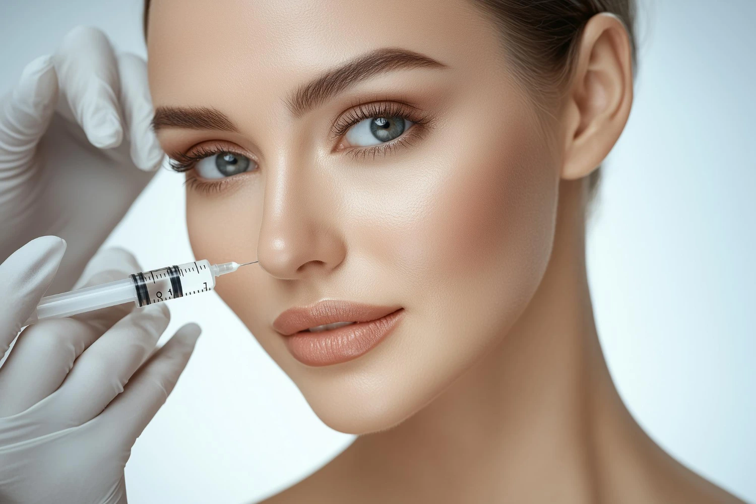 Medicina estetica Ozieri (1) Una donna che sta subendo un trattamento filler